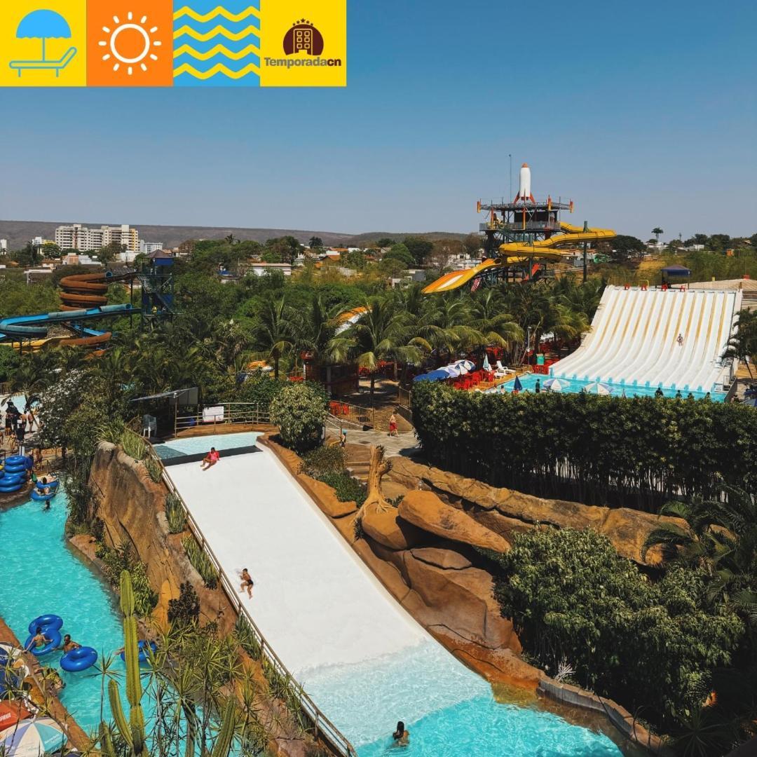 Piazza Com Acesso Ao Acqua Park Apart otel Caldas Novas Dış mekan fotoğraf