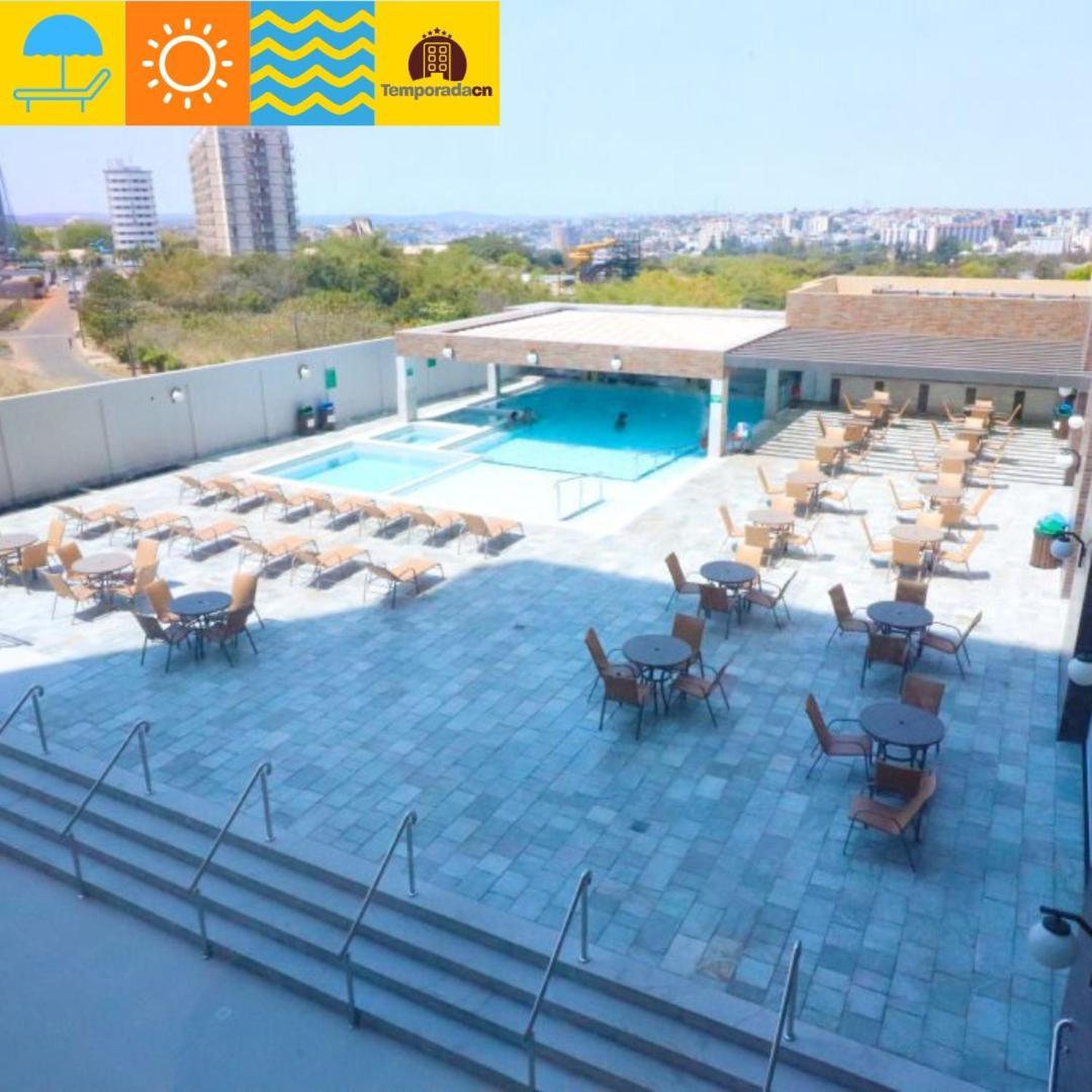 Piazza Com Acesso Ao Acqua Park Apart otel Caldas Novas Dış mekan fotoğraf